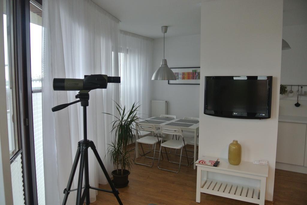 Appartement Apartament Panorama à Tczew Chambre photo